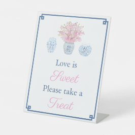 Expositor En L Elegante Marina Y Rosa El Amor Es Dulce Favor De M