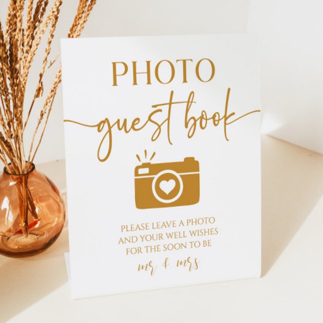 Expositor En L Elegante mesa de invitados de fotos de boda (Subido por el creador)