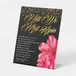 Expositor En L Elegante poema del funeral floral