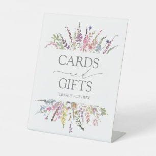 Expositor En L Elegante regalo de Boda de Flor Silvestre Floral