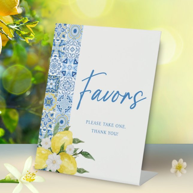 Expositor En L Elegante Rótulo de Baby Shower italiano de limón f (Subido por el creador)