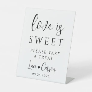 Expositor En L Elegante Rótulo favorito de la boda - "El amor es