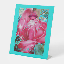 Expositor En L Elegante Rótulo Pedestal de fresa de corte de fres