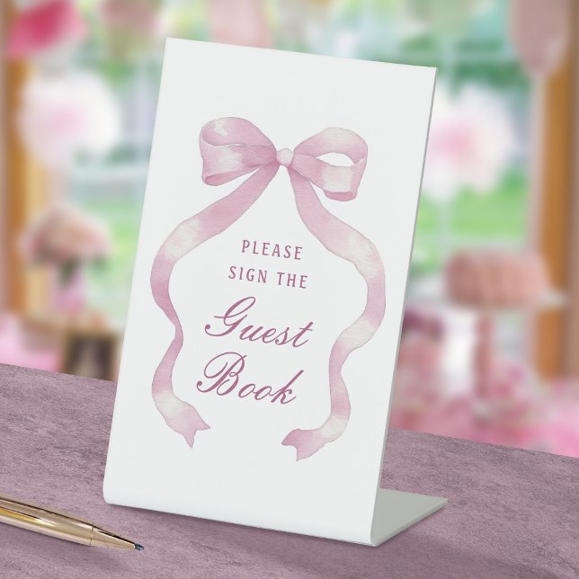 Expositor En L Elegante Rótulo Pedestal del libro de huéspedes de (Subido por el creador)