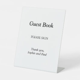 Expositor En L Elegante Rótulo Pedestal del Libro Minimalista de 