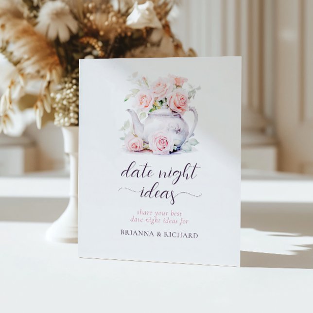 Expositor En L Elegante Té De Ducha De Novias Rosa, Noche De Idea (Subido por el creador)