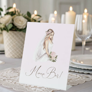 Expositor En L Elegante Tender Pink Bridal Shower Mimosa Bar