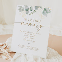 Elegante vegetación y oro en Boda de memoria amoro