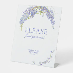 Expositor En L Elegante Wisteria Encuentra Tu Asiento Púrpura Bot