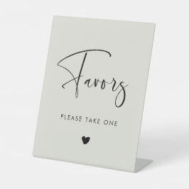 Expositor En L Elegante y moderno Marrón claro Favoritos de boda 