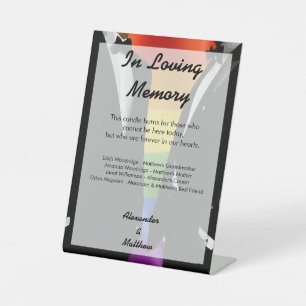 Expositor En L Elegantes Hombres Gays Boda Arcoíris En Loving Mem