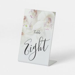 Expositor En L Elegantes orquídeas blancas y moradas | BODA