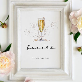 Expositor En L Elegantes perlas acuarelas y ducha de novia Prosec