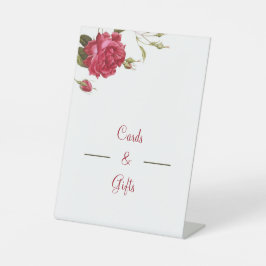 Expositor En L Elegantes Tarjetas Y Regalos De Bodas Rojas