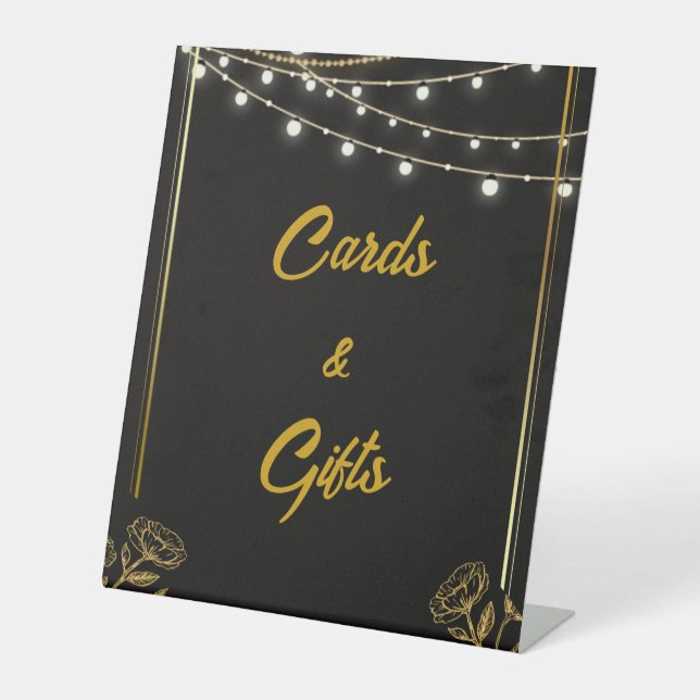 Expositor En L Elegantes tarjetas y regalos para el cumpleaños (Anverso)