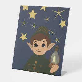 Expositor En L Elfe de Noël Nuit Étoilée