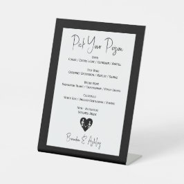 Expositor En L Elija el menú de la barra blanca del Boda del esqu