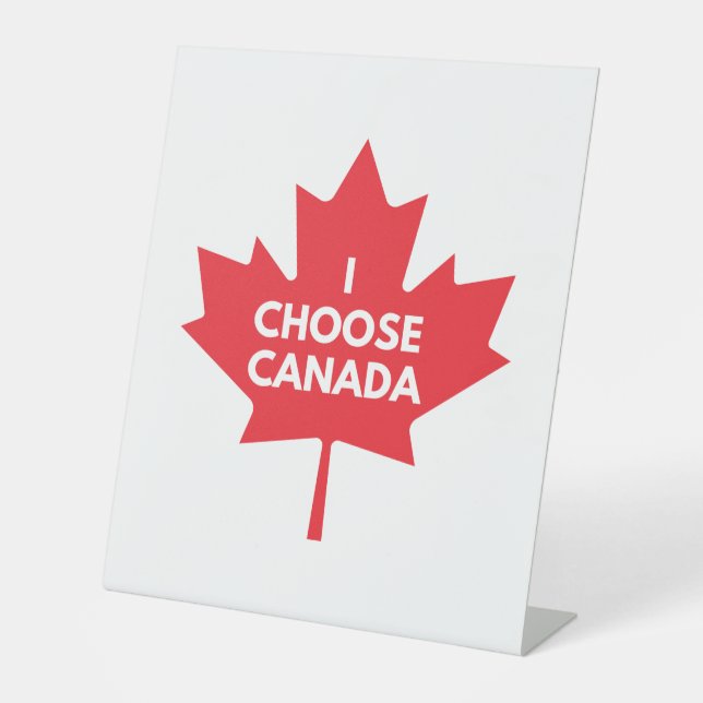 Expositor En L Elijo la bolsa de regalo de Canadá (Anverso)