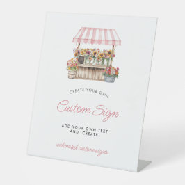 Expositor En L Ella está fuera del mercado personalizado