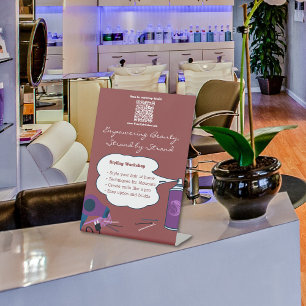 Expositor En L Empoderar el taller de belleza