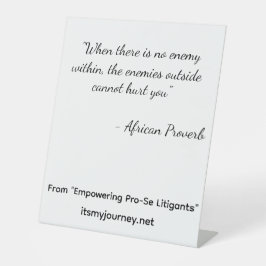 Expositor En L Empowering Pro-Se Pedastal