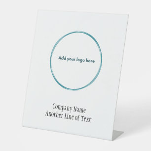 Expositor En L Empresa comercial Añadir su logotipo profesional