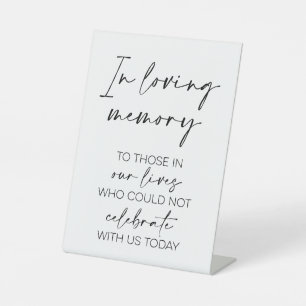 Expositor En L En el estilo Minimalista de Boda de memoria amoros