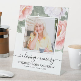 Expositor En L En la memoria amorosa Foto de funeral floral blanc