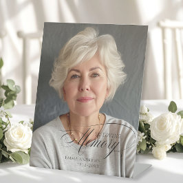 Expositor En L "En la memoria amorosa" Foto Memorial funerario