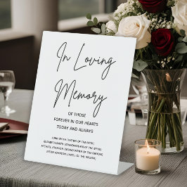 Expositor En L En memoria amorosa Boda de nombres personalizados