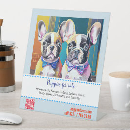 Expositor En L Encantador vendedor de Ilustracion de Bulldog fran