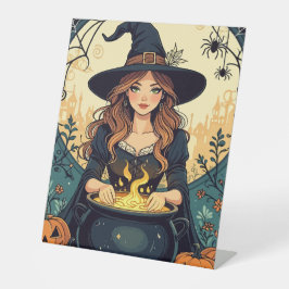 Expositor En L Encantadora Bruja Con Arañas