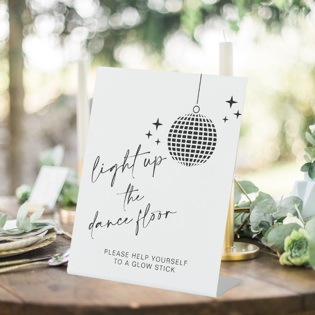 Expositor En L Enciende el piso de baile | Rótulo Glow Sticks (Subido por el creador)