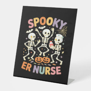 Expositor En L Enfermería de enfermeras Cute Halloween Spooky Ess