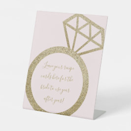 Expositor En L Entrega tu tarjeta de receta aquí Rótulo para duch