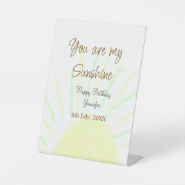 Expositor En L Eres mi nombre de agregación amarillo pastel sunsh