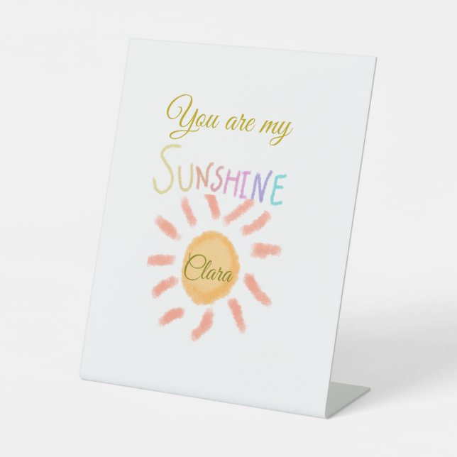 Expositor En L eres mi sol naranjas amarillos rayos solares añadi (Anverso)