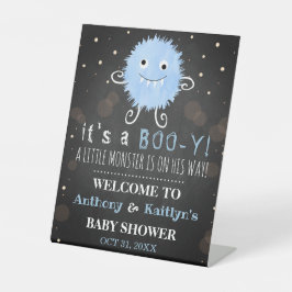 Expositor En L ¡Es un Boo-y! Baby Shower de Little Monster Hallow