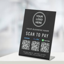 Escanear para pagar códigos QR de Venmo Paypal Cas
