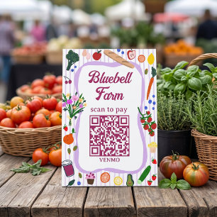 Expositor En L ESCANEAR PARA PAGAR QR Mercado de Agricultores Sta