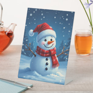 Expositor En L Escena Invernal de Navidad Festiva