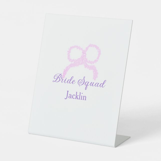 Expositor En L Escuadrón de novias purpurina rosa estrella del ar (Anverso)