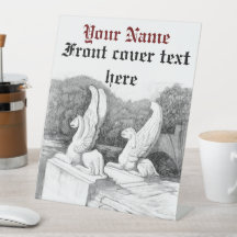 Escultura de Griffins lápiz monocromo Art