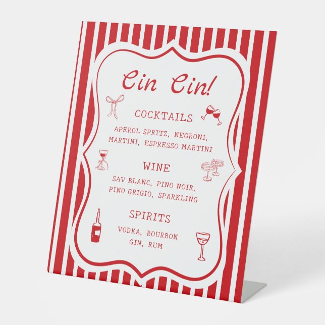 Expositor En L Ese es el bar Boda Amore Bridal Shower (Anverso)