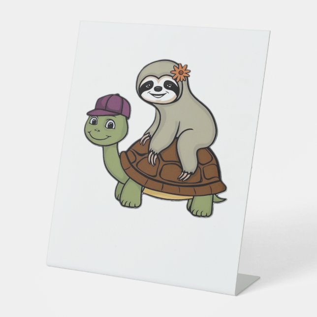 Expositor En L Eslogan montando una tortuga clásica camiseta (Anverso)