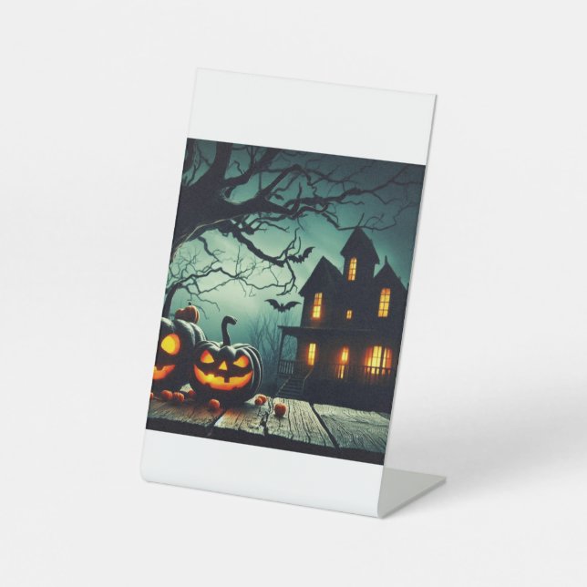 Expositor En L Espectacular 💩 Halloween 🎃 diseño 🌃 noche (Anverso)