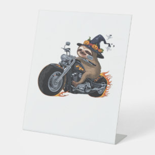 Expositor En L Espeluznante moto montada en Halloween Biker Fun C