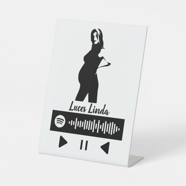 Expositor En L Esperando un bebe (Anverso)