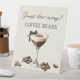 Expositor En L Espresso Martini Adivina Cuántos Granos de Café