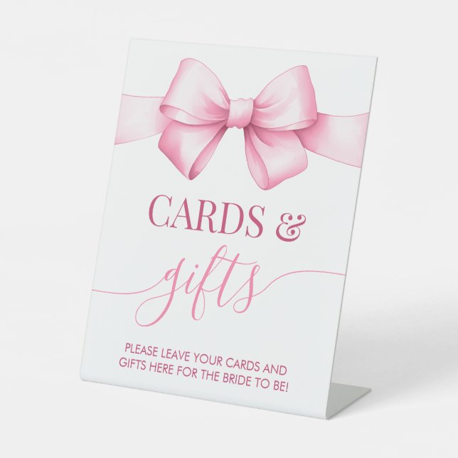 Expositor En L Está atando a la novia de la cinta rosa Knot (Anverso)